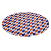 Oranje en blauwe diamanten argyle snijplank (Hoek)