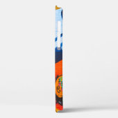 Oranje en blauwe graffiti Case-Mate iPhone case (Achterkant / Links)