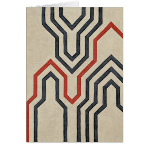 Oranje en blauwe grafische lijnen