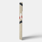 Oranje en blauwe grafische lijnen Case-Mate iPhone case (Achterkant / Rechts)