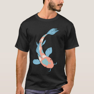 Oranje en Blauwe Koi Vis T-shirt