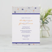 Oranje en blauwe ventilatorbenzine-weddenschappen kaart (Staand voorkant)