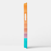 Oranje en blauwgroen illustratie Case-Mate iPhone case (Achterkant / Rechts)