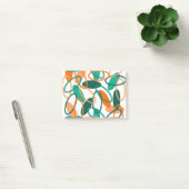 Oranje en Blauwgroen ovalen Post-it® Notes (Kantoor)