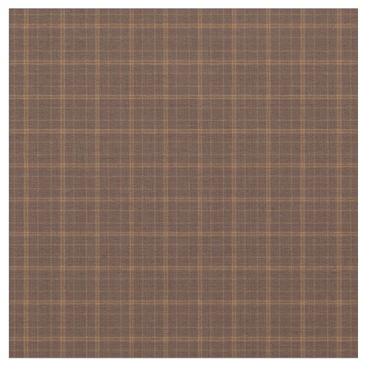 Oranje en bruin Tweed Stof (Close Up)