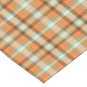 Oranje en bruine herfst korte tafelloper (Hoek)