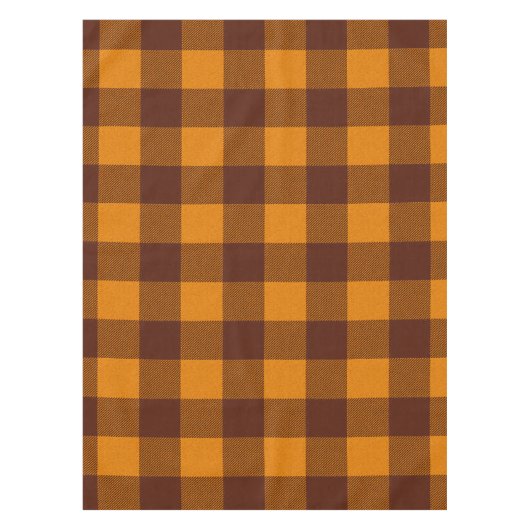 Oranje en donkerrood tafelkleed (Voorkant)