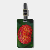 Oranje en Geel Dahlia Bagagelabel (Voorkant verticaal)