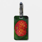 Oranje en Geel Dahlia Bagagelabel (Achterkant verticaal)