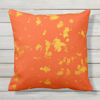 ORANJE EN GEEL-GLOEIENDE THrow Cushion Buitenkussen