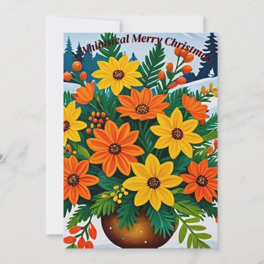 Oranje en geel kaart (Voorkant)