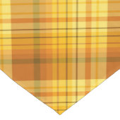 Oranje en geel korte tafelloper (Hoek)