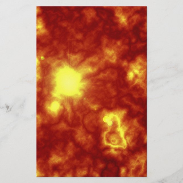 Oranje en geel papier (Voorkant)