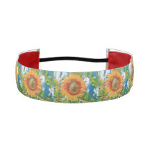 Oranje en geel schilderij van zonnebloem