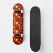 Oranje en geel skateboard (Voorkant)
