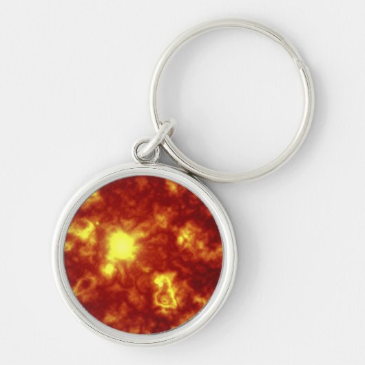 Oranje en geel sleutelhanger (Voorkant)