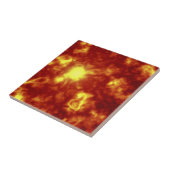 Oranje en geel tegeltje (Zijkant)