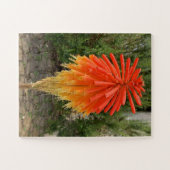 Oranje en Gele Bloem Legpuzzel (Horizontaal)