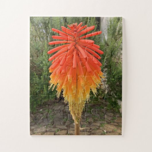 Oranje en Gele Bloem Legpuzzel (Verticaal)