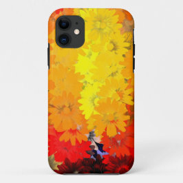 Oranje en gele bloemen Case-Mate iPhone case