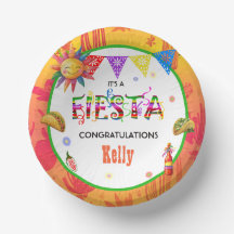 Oranje en Gele Fiesta Baby Shower