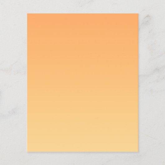 Oranje en gele gradiëntachtergrond (Voorkant)