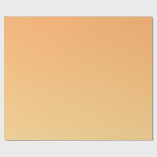 Oranje en gele gradiëntachtergrond cadeaupapier (Vlak)