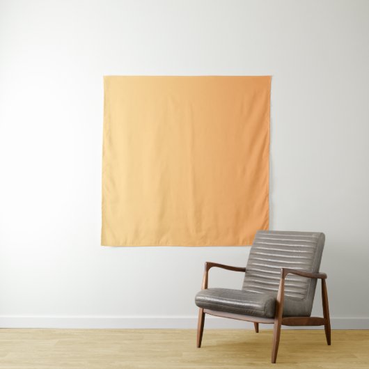 Oranje en gele gradiëntachtergrond wandkleed (In Situ (horizontaal))