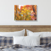Oranje en gele Herfst Trees herfst Fotografie Canvas Afdruk (Insitu (Slaapkamer))