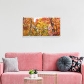 Oranje en gele Herfst Trees herfst Fotografie Canvas Afdruk (Insitu (Woonkamer))
