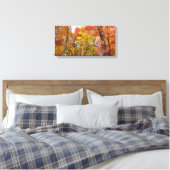 Oranje en gele Herfst Trees herfst Fotografie Canvas Afdruk (Insitu (Slaapkamer))