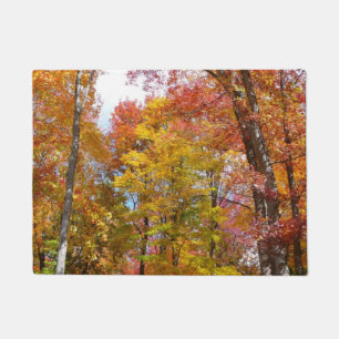 Oranje en gele Herfst Trees herfst Fotografie Deurmat