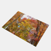 Oranje en gele Herfst Trees herfst Fotografie Deurmat (Schuin)