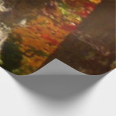 Oranje en gele Herfst Trees herfst Fotografie Houten Poster (Hoek)