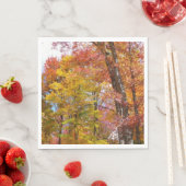 Oranje en gele Herfst Trees herfst Fotografie Servet (Insitu)
