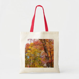 Oranje en gele Herfst Trees herfst Fotografie Tote Bag