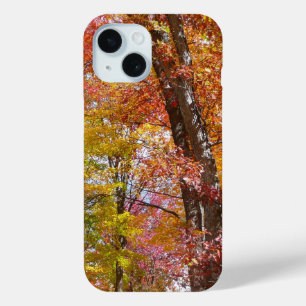 Oranje en Gele Herfstbomen Herfst Fotografie iPhone 15 Case