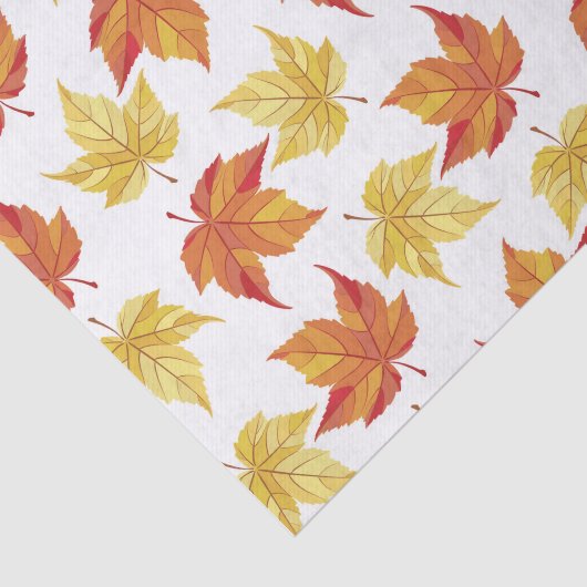 Oranje en gele knollen tissuepapier (Detail)