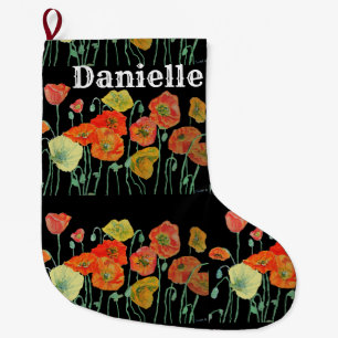 Oranje en gele maffia's voor kerststaart grote kerstsok