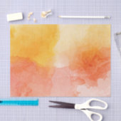 Oranje en gele Waterverf kunst Tissuepapier (Craft)