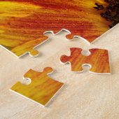 Oranje en gele zonnebloesems legpuzzel (Zijkant)
