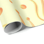 oranje en goud cadeaupapier (Rol Hoek)