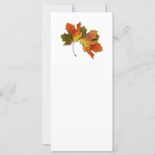 Oranje en gouden herfst (Voorkant)