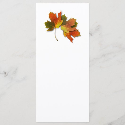 Oranje en gouden herfst (Voorkant)