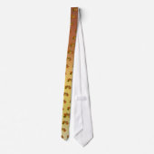 Oranje en gouden herfst stropdas (Achterkant)