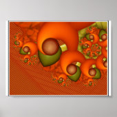 Oranje en groen nummer 1 poster (Voorkant)