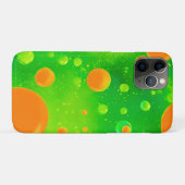 Oranje en groene bubbel Abstracte kunst Case-Mate iPhone Case (Achterkant (horizontaal))