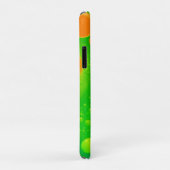 Oranje en groene bubbel Abstracte kunst Case-Mate iPhone Case (Achterkant/rechts)