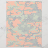 Oranje en groene camouflage, leger, leger flyer (Voorkant)