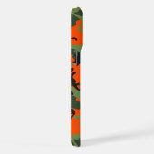 Oranje en groene camouflage, leger, leger iPhone hoesje (Rechterkant)